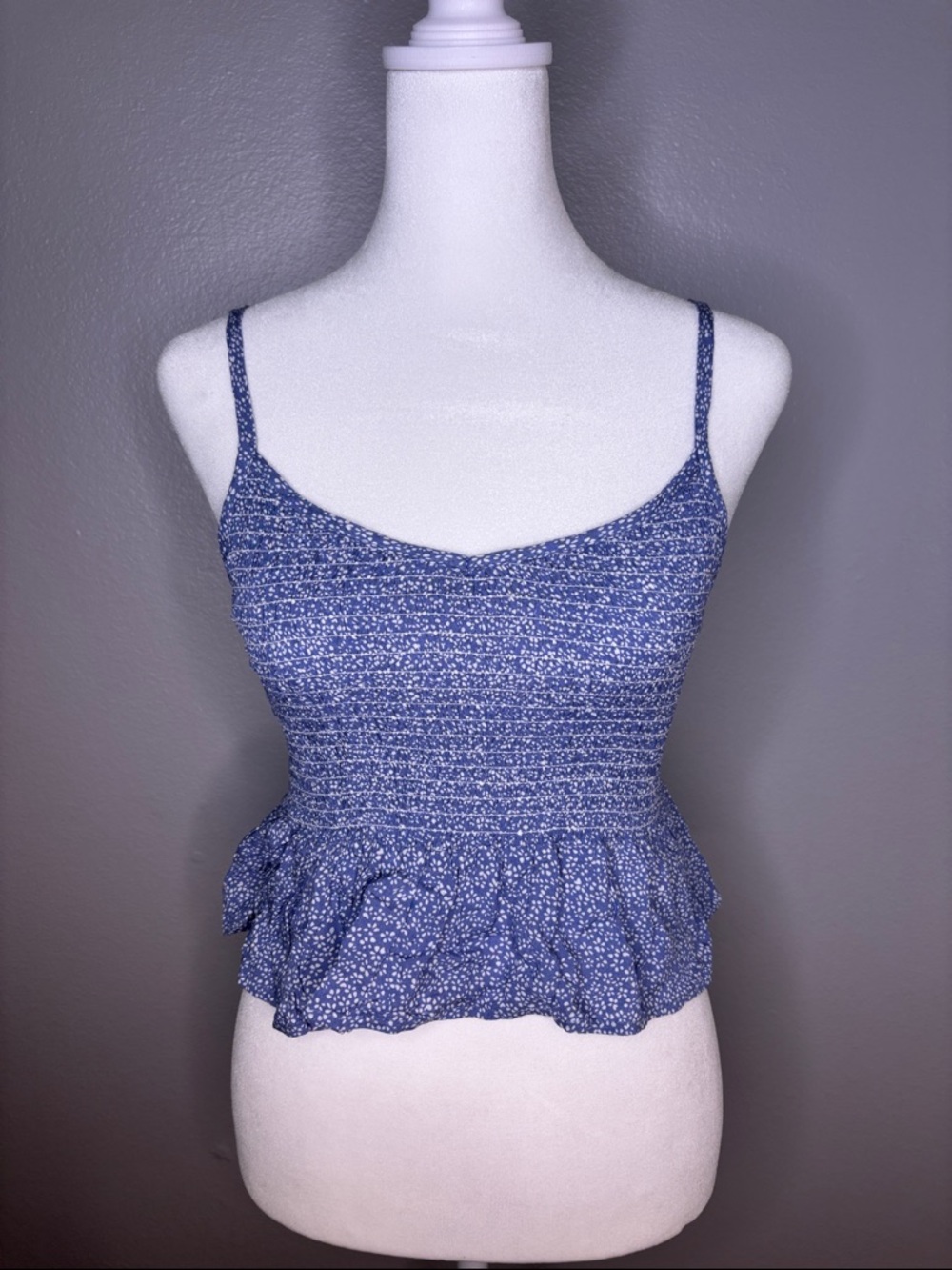 Tillys Blue Patterned Tank Top‼️LISTING IS ONLY FOR TANK TOP‼️ - Picture 4 of 8